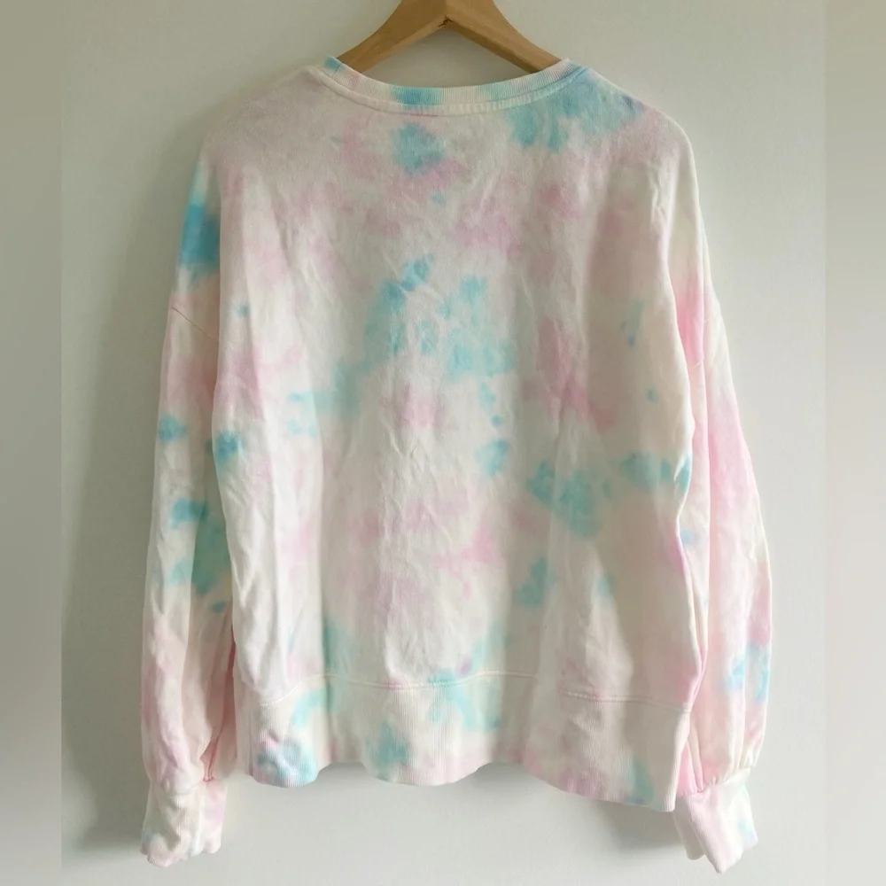 NWOT Walt Disney World Tie Dye Lounge Sweatshirt Pullover Sz Medium - Picture 5 of 8